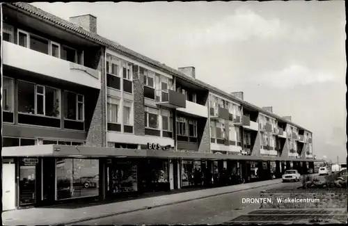 Ak Dronten Flevoland Niederlande, Winkelcentrum