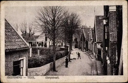 Ak Oosterend Texel Nordholland Niederlande, Dorpstraat