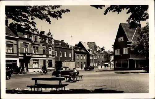 Ak Spekholzerheide Limburg Niederlande, Op het Marktplein