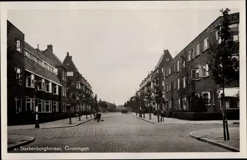 Ak Groningen Niederlande, v. Starkenborghstraat