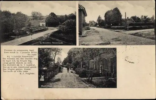 Ak Renswoude Utrecht Niederlande, Ortsansichten, Fluss, Molenstraat