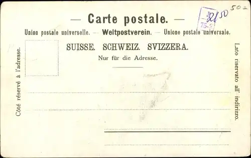 Ak Bâle Basel Stadt Schweiz, Strassburger Denkmal