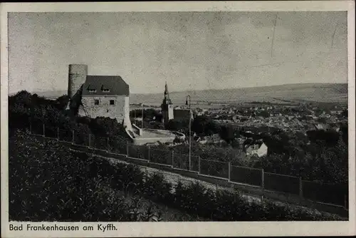 Ak Bad Frankenhausen am Kyffhäuser Thüringen, Teilansicht