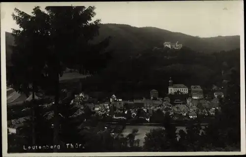 Foto Ak Leutenberg in Thüringen, Teilansicht