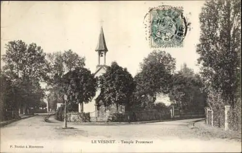 Ak Le Vésinet Yvelines, Temple Protestant