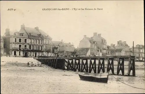 Ak Grandcamp les Bains Calvados, L'Epi, Les Maisons du Perre