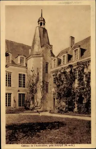 Ak Baugé Maine et Loire, Chateau de l'Auberdiere