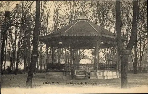 Ak Chaumont en Vexin Oise, Le Kiosque du Boulingrin