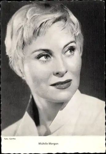 Ak Schauspielerin Michéle Morgan, Portrait
