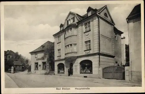 Ak Bad Steben im Frankenwald, Hauptstraße