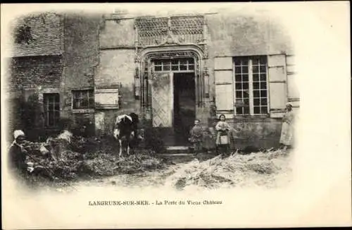 Ak Langrune sur Mer Calvados, La Porte du Vieux Chateau