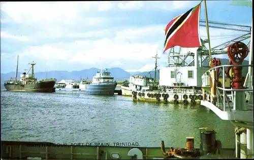 Ak Port of Spain Trinidad & Tobago, Main Harbour, Hafen