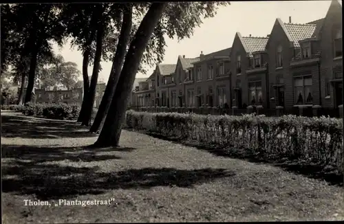 Ak Tholen Zeeland, Plantagestraat