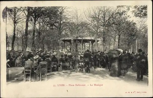 Ak Lyon Rhône, Place Bellecour, La Musique, Konzert