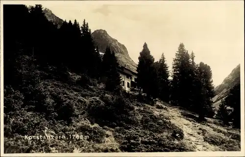 Ak St. Anton am Arlberg in Tirol, Konstanzer Hütte
