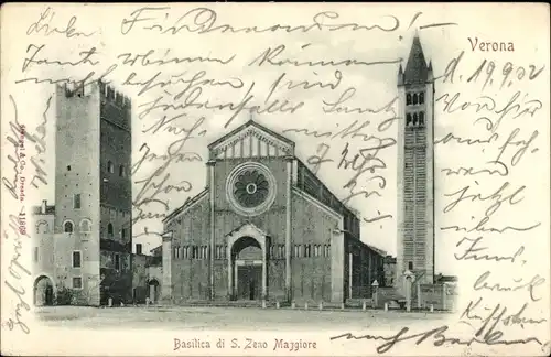 Ak Verona Veneto, Basilica di S. Zeno Maggiore