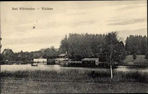 Ak Bad Wörishofen im Unterallgäu, Waldsee