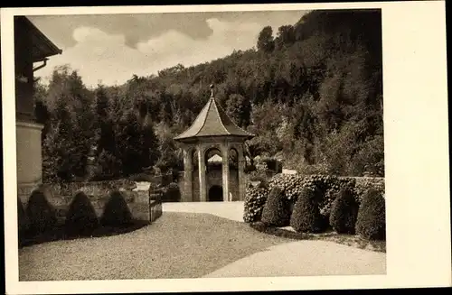 Ak Bad Ditzenbach in Württemberg, Quelle, Kurhaus und Sanatorium