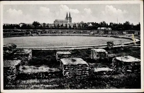 Ak Xanten am Niederrhein, Colonia Trajana Amphitheater