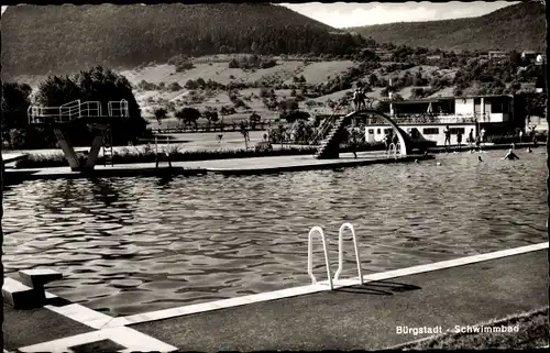 Ak Bürgstadt in Unterfranken, Schwimmbad