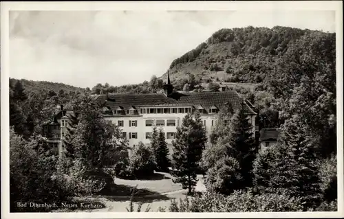 Ak Bad Ditzenbach in Württemberg, Neues Kurhaus