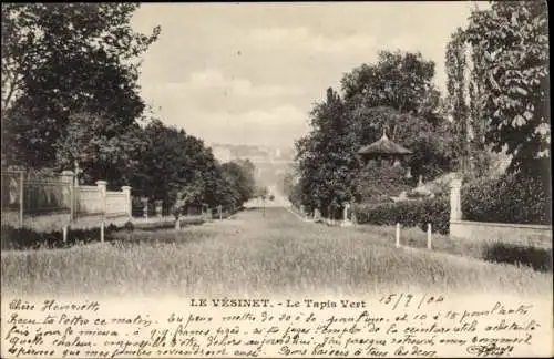 Ak Le Vésinet Yvelines, Le Tapis Vert