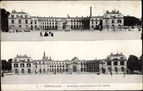 Ak Versailles Yvelines, Casernes d'Artillerie et du Genie