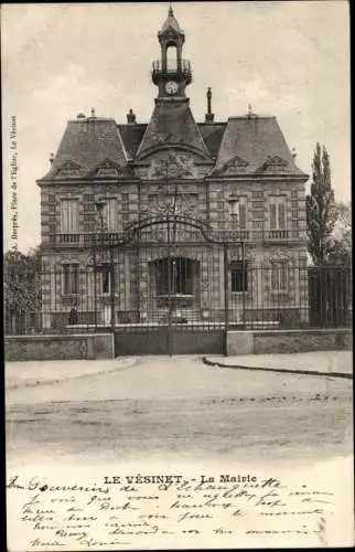 Ak Le Vésinet Yvelines, La Mairie