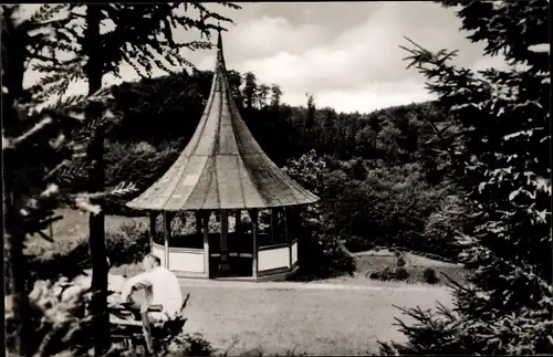 Ak Bad Grund im Harz, Ort vom Eichelbergpavillon