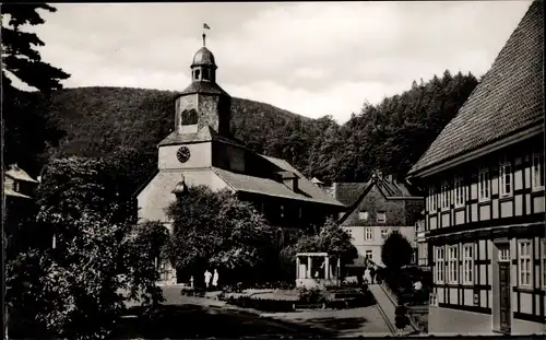 Ak Bad Grund im Harz, Kirche