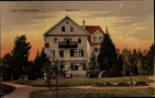 Ak Bad Wörishofen im Unterallgäu, Sanatorium