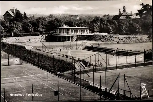 Ak Helmstedt in Niedersachsen, Tennisplätze