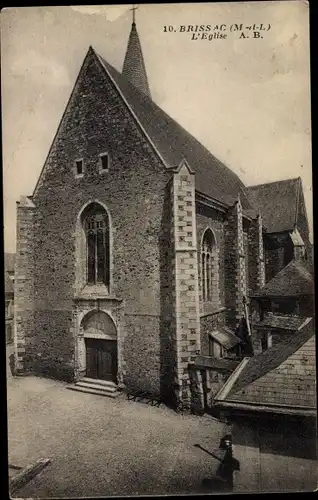 Ak Brissac Maine et Loire, L'Eglise