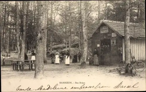 Ak Barbizon Seine et Marne, Bas Breau