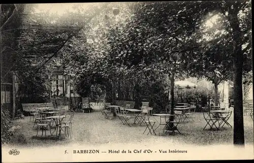 Ak Barbizon Seine et Marne, Hotel de la Clef d'Or, Vue Interieure