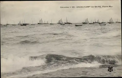 Ak Grandcamp les Bains Calvados, Pleine Mer