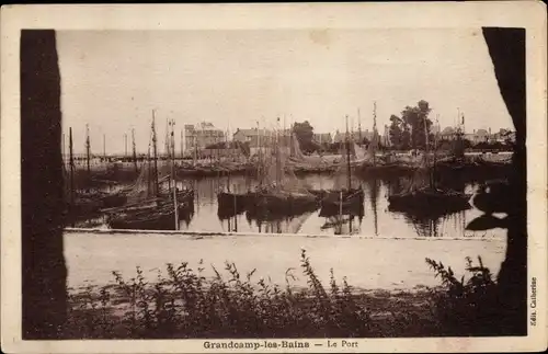 Ak Grandcamp les Bains Calvados, Le Port