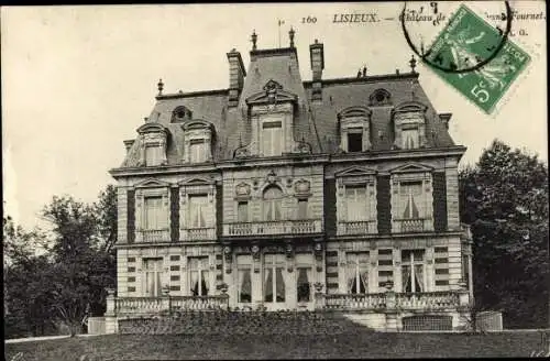 Ak Lisieux Calvados, Château M. Duchesne-Fournet, Villa, Schloss