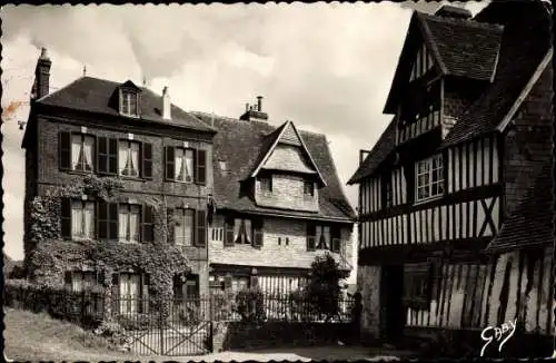 Ak Saint Jacques de Lisieux Calvados, Manoir des Pavements, Herrenhaus, Fachwerkhaus