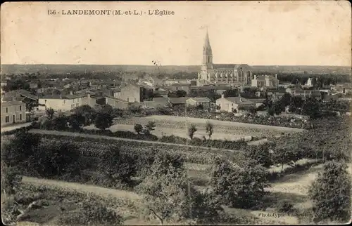 Ak Landemont Maine et Loire, L'Eglise