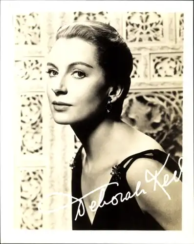 Ak Schauspielerin Deborah Kerr, Portrait