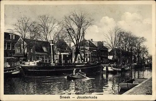 Ak Snits Sneek Friesland Niederlande, Jousterkade