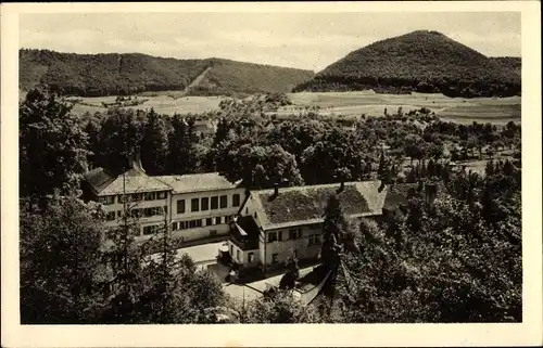 Ak Bad Ditzenbach in Württemberg, Kurhaus und Sanatorium, Badhaus