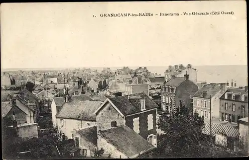 Ak Grandcamp les Bains Calvados, Panorama