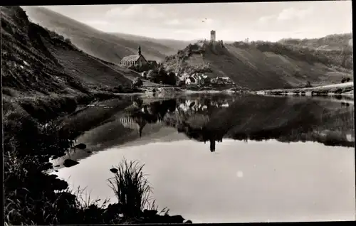 Ak Beilstein an der Mosel, Panorama, Morgenstimmung