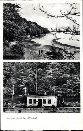 Ak Altenhof bei Eckernförde, Gaststäte Zur Robinsonhütte