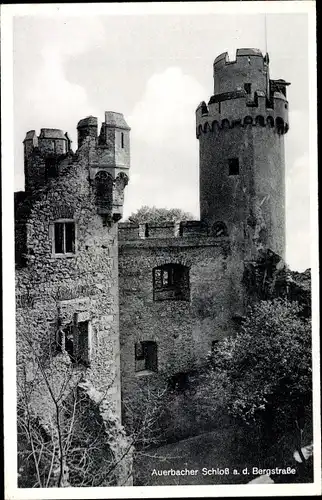 Ak Auerbach Bensheim an der Bergstraße Hessen, Auerbacher Schloss