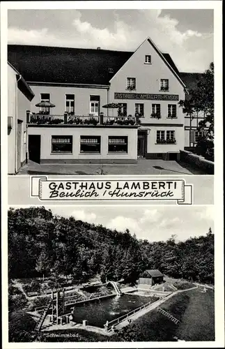 Ak Beulich im Hunsrück, Gasthaus Lamberti