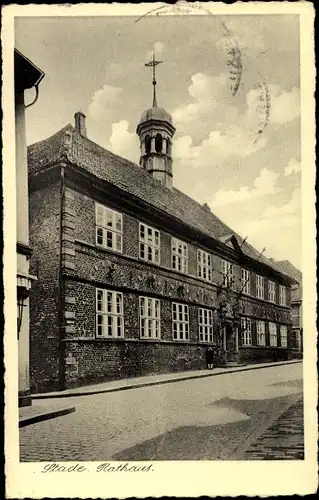 Ak Stade in Niedersachsen, Rathaus