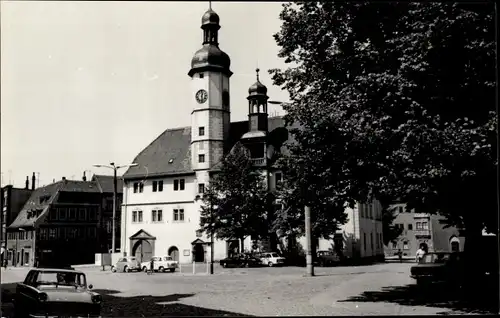 Foto Ak Eisenberg in Thüringen, Markt, Rathaus